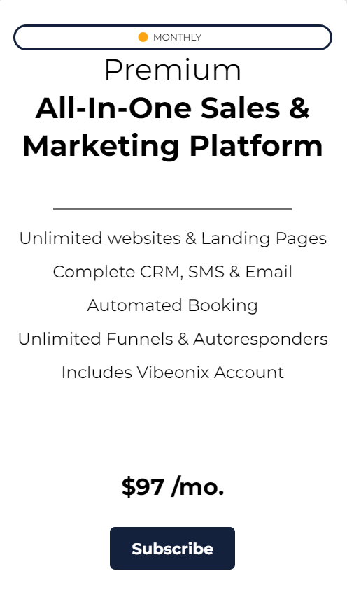 Premium All-in-one marketing platform for coaches